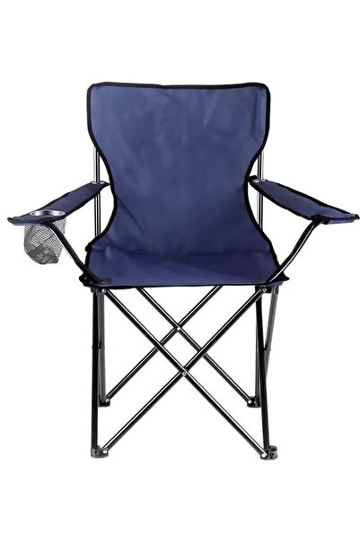 Generic Portable Foldable Camping Chair with Cup Holder and Side Storage Pock...