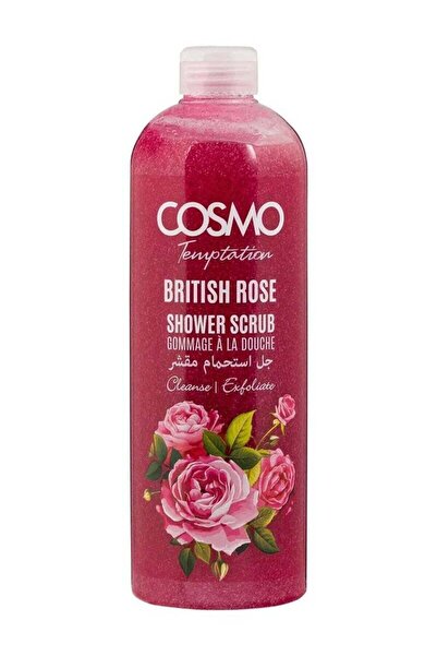 CD Cosmo Designs Temptation British Rose Shower Scrub 1000ml, Moisturizing Bo...