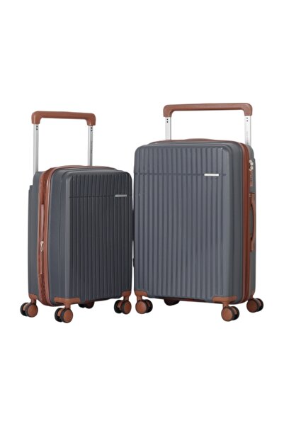 AVIATOR Brand 2-Piece Travel Luggage Set - 24 + 20 Inch - Durable Polypropyle...
