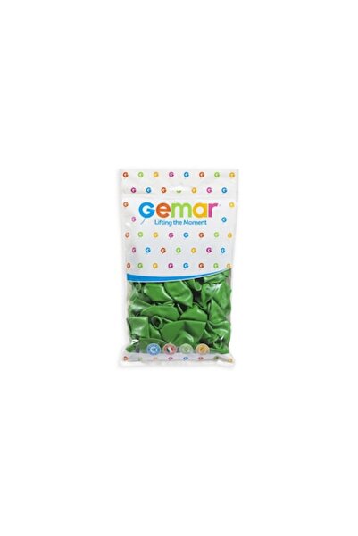Gemar Set de 100 baloane verzi de 26 cm