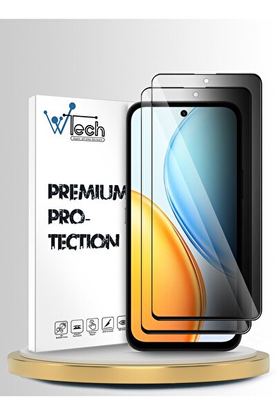 Wtech واقي شاشة زجاجي مقوى للخصوصية من سلسلة E2E الممتازة لهاتف Honor X7e 5G ...