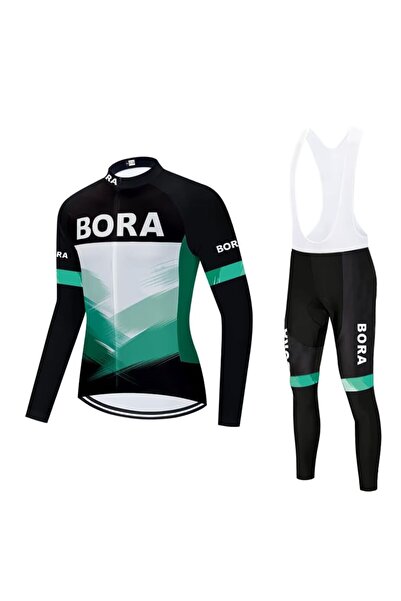 Moxi Set Ciclism Bărbați MOXILYN – Jachetă cu Mâneci Lungi + Pantaloni cu Baz...