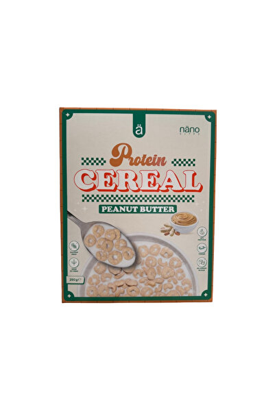 Nano Supps Nano Protein Cereal Peanut Butter 250 g - Gluten-Free Breakfast Ce...