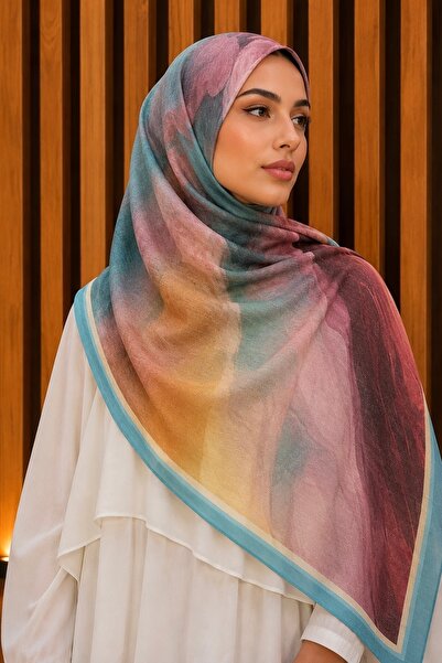 İmajButik Water Green Cotton Soft Shawl