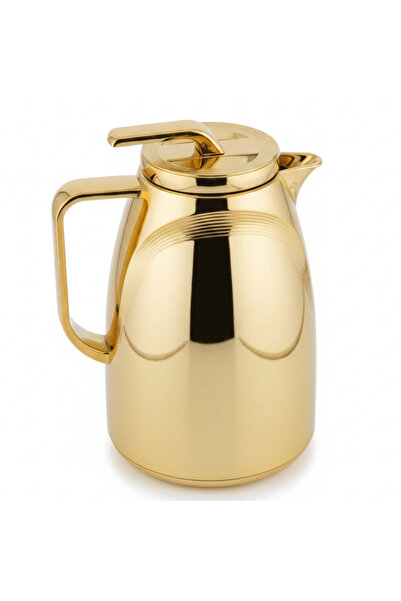Lavin Gold Vacuum Flask | Arabic Dallah Thermos | 500 ml , 1000 ml