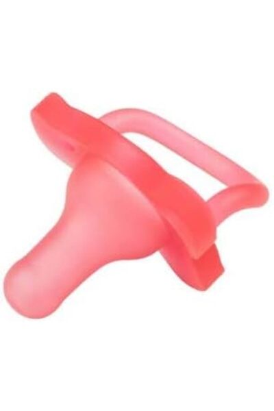 Yıldızan nht shop HappyPaci لهاية سيليكون للأطفال من 0-6 أشهر، وردي، عبوة واح...
