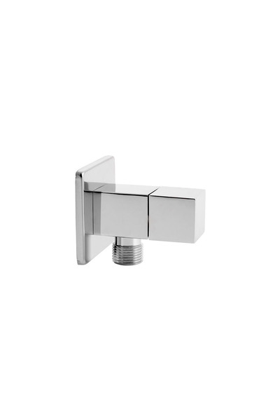 FERRO Γωνιακός διακόπτης ροής Χρωμέ Z294 1/2x1/2 " (Z294)