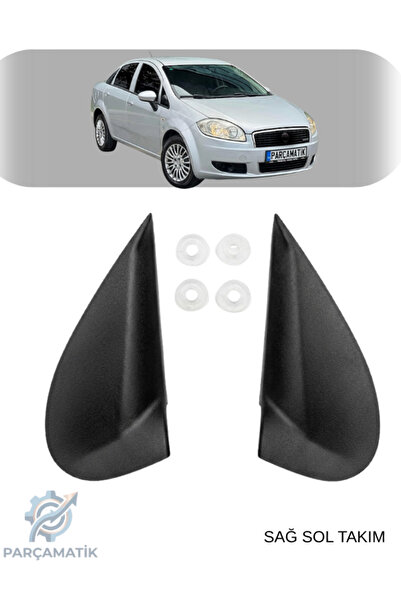 PARÇAMATİK Fiat Linea Ön Sağ Sol Kelebek Cam Kapağı Takımı Klipsli 2 Adet Ayn...