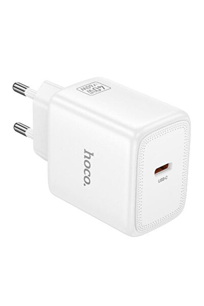 hoco. Hoco GaN Ασύρματος Φορτιστής με Θύρα USB-C 40W Power Delivery / Quick C...