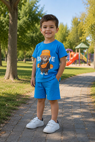 Yalçınoğlu Kids Set pamučnih šortsa sa printom za dečake 3-5 godina I Set pam...