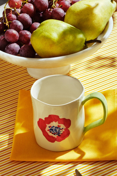 Paşabahçe Fiore Ceramic Mug, Stylish Design