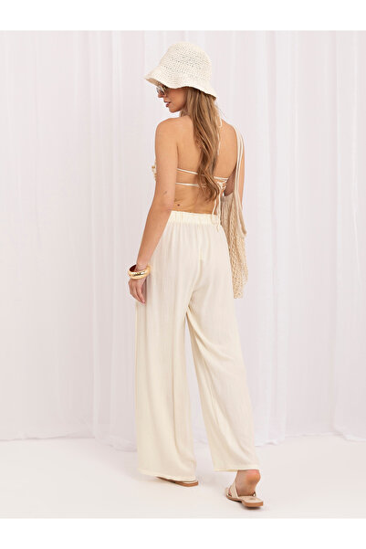 Factory Price Pantaloni Dama Bej