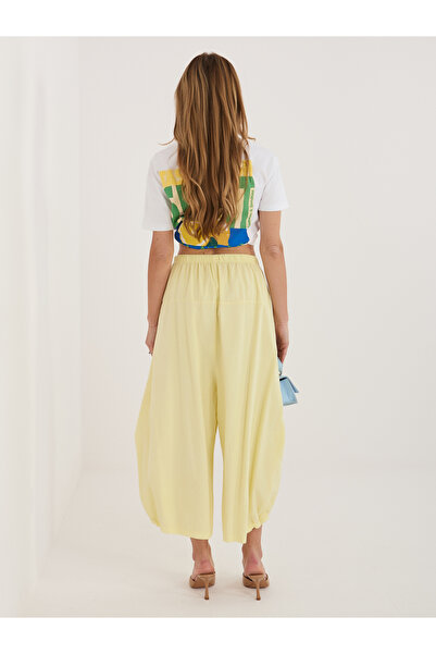 Factory Price Pantaloni Dama Galben