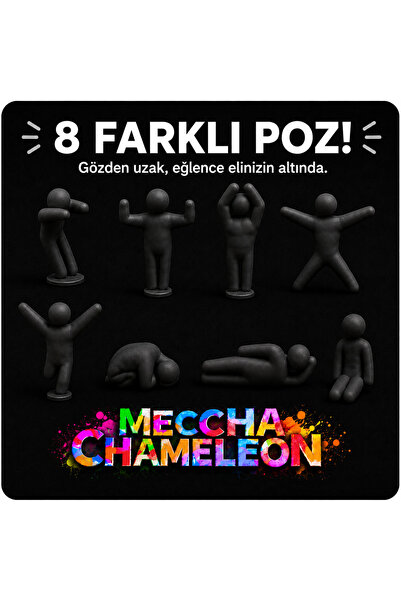 DÖRT4LÜK Meccha Chameleon Game Karakter 8 Pozisyon
