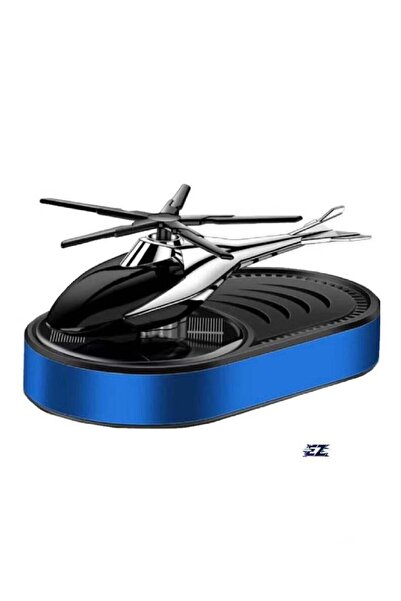 ELTRAZONE Car Air Freshener Mini Helicopter Rotating Solar Airplane