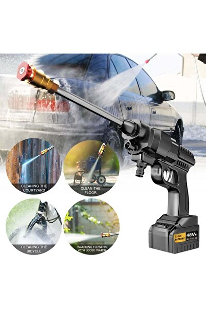ELTRAZONE 48V 25000mAh 30Bar Cordless High Pressure Car Washer with Nozzles W...