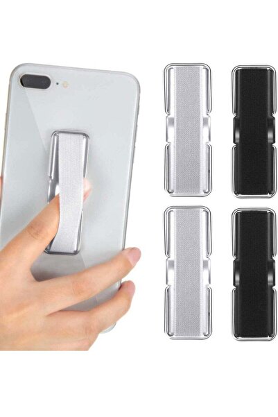 ELTRAZONE 4 Pieces Finger Strap Phone Holder Elastic Finger Holder Cell Phone...