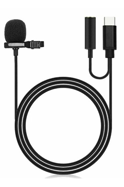 ELTRAZONE JH-042 1.5M USB Type C LAVALIER Microphone Mobile Phone Recording M...