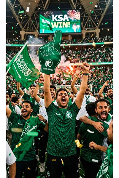 Generic 2026 World Cup Saudi Arabia Premium Football Fan Foam Finger – Lightw...