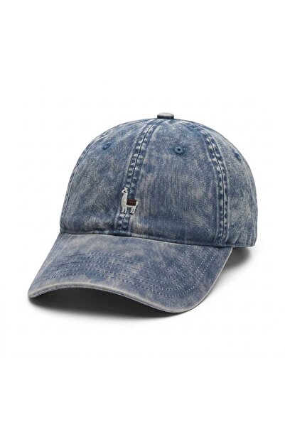 Aware Time Unisex Özle Washed Denim Cap Hat