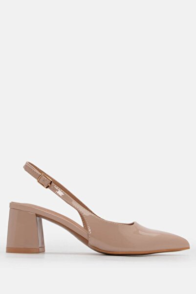 Luigi Μυτερές Γόβες Slingback - Νουντ - 36