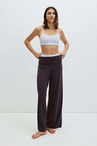 H&M Foldover-waist sports trousers