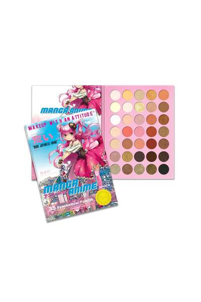 RUDE cosmetics Paletă de farduri de ochi Manga Anime Book 2, 35 de nuanțe