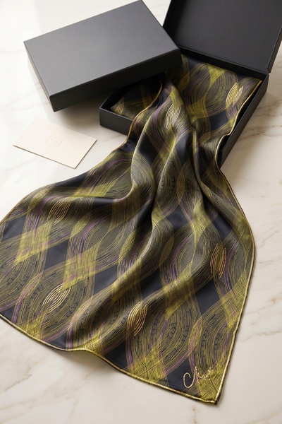 warmed Signature Korean Fabric Sheila Scarf– Premium Pearl & Crystal Collection