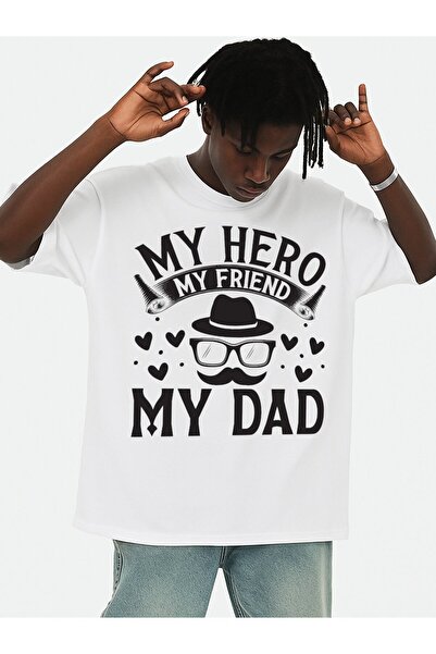 12 Teknoloji 1 قطعة تي شيرت برسومات My Hero Dad |   قميص كاجوال بياقة دائرية ...