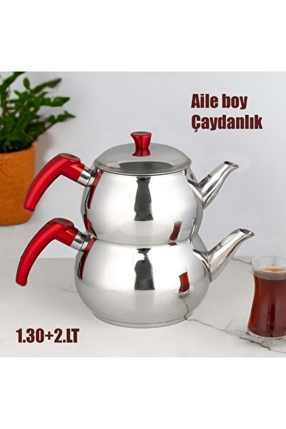 Doğuş Mutfak Çelik Çaydanlık Aile Boy