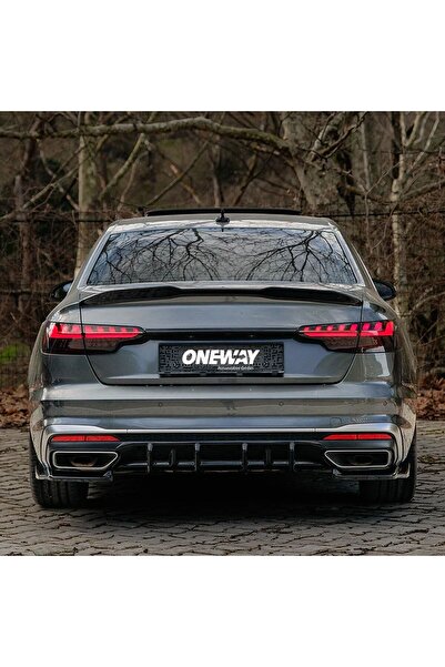 ROAL TUNİNG Audi A4 B9 Facelift S-Line Bagaj Üstü Spoiler 2019-2024 (Piano Bl...