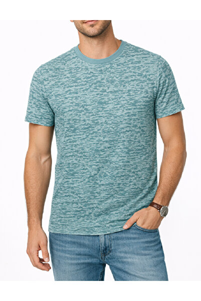Evendi T-Shirt - Μπλε - Κανονική εφαρμογή