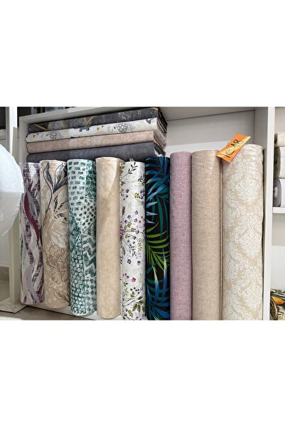 MATERIAL pentru lenjerie de pat la metru, 180 cm – Ornament crem pe fundal de...