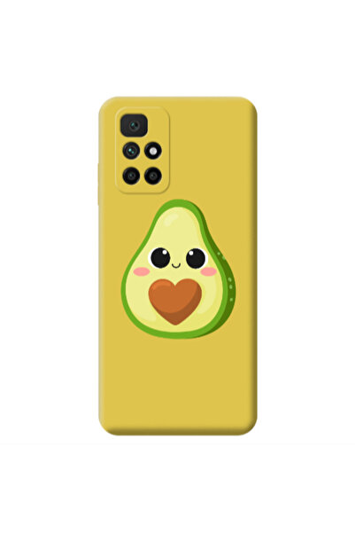Other Xiaomi Redmi 10 2022 Baby avocado Yellow Colored Silicone TPU Θήκη