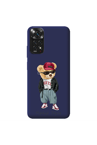 Other Xiaomi Redmi Note 11 4G Hip hop style Dark blue Colored Silicone TPU Θήκη