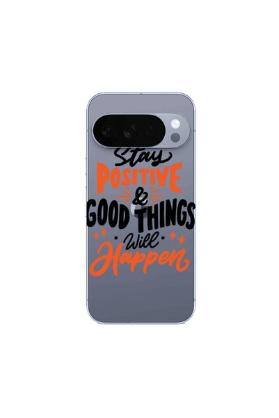 Other Google Pixel 10 Pro XL Stay Positive Transparent Silicone TPU Θήκη
