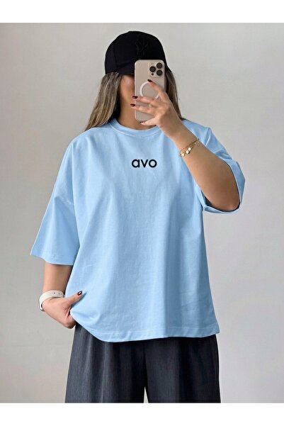 EFFRENATU Basic Oversize T-Shirt with Avo Gülcan Print – Comfortable Fit, Cas...