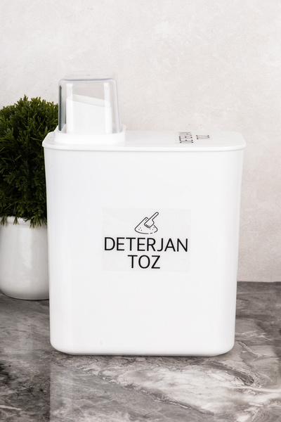 dnshome 1 Piece 2200 ml Powder Detergent Storage Container Detergent Dispense...
