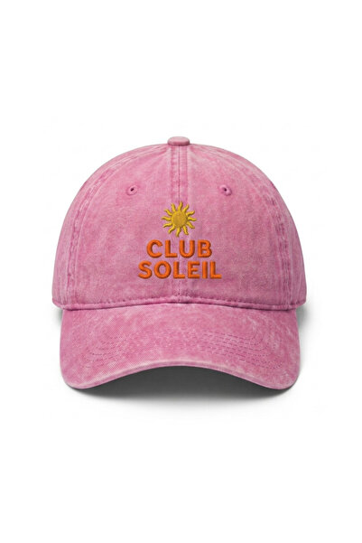 Tresore ''Club Soleil'' Embroidered Washed Hat /''Sun Club'' Embroidered Wash...