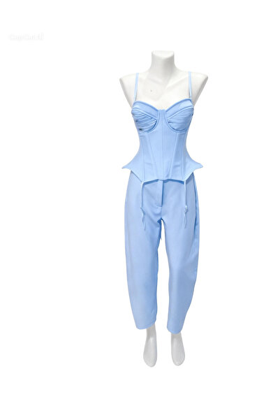 Atelier Carmen Babes Set corset si pantaloni din in