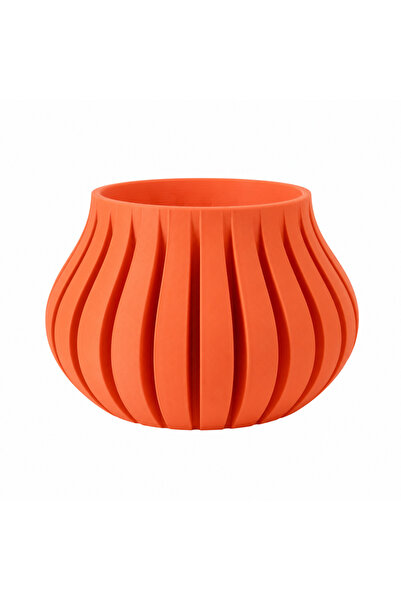 PrintForge Vaza Silas, PrintForge®, printata 3D, 18x18x19 cm, fabricata din P...