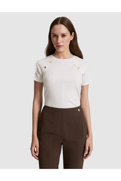 Pierre Cardin إكرو إكس. تي شيرت بقصة ضيقة 50319826-VR019