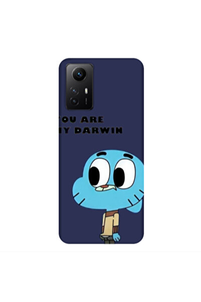 Other Xiaomi Redmi Note 12s You are my darwin Dark blue Colored Silicone TPU ...