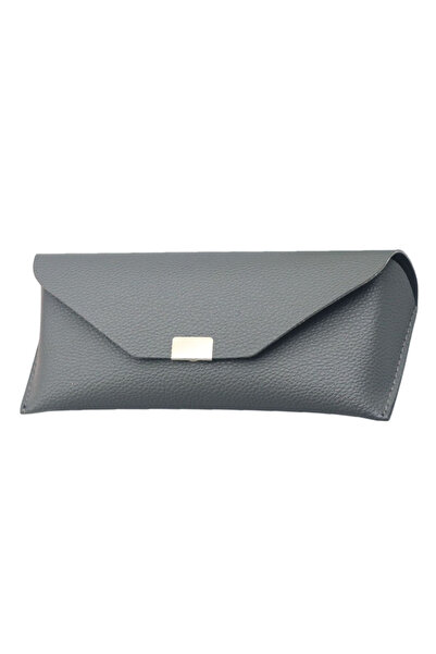 Techsuit - Glasses Case (ETK4) - PU, 16.5 x 8cm - Gray, acoperire precisa