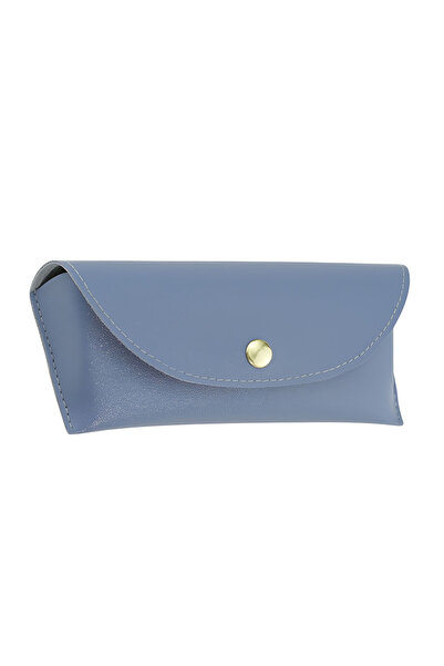 Techsuit - Glasses Case (ETI4) - PU, 17 x 6.5 x 2cm - Blue, acoperire precisa
