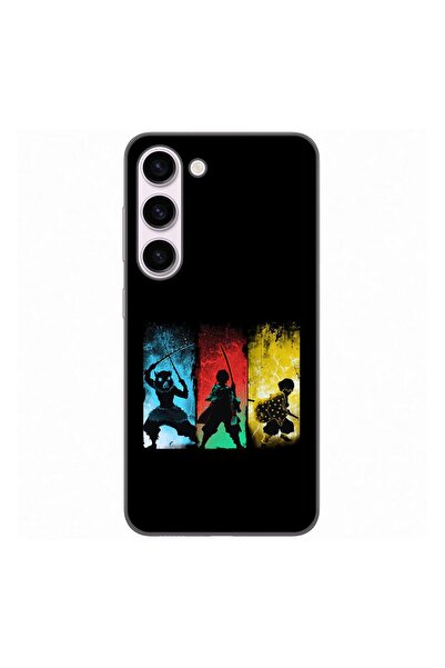 OEM Husa compatibila cu Samsung Galaxy S23 Silicon Gel Tpu Model Demon Slayer...