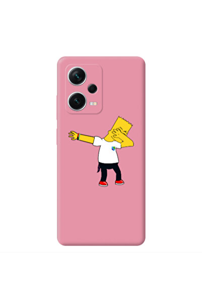 Other Xiaomi Poco X5 Simpsons2 Pink Colored Silicone TPU Θήκη