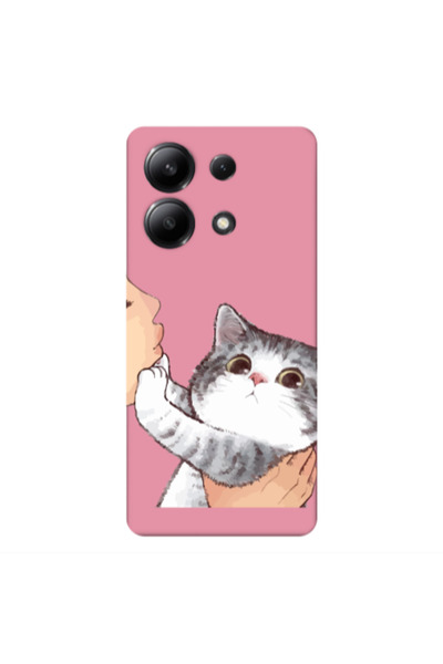 Other Xiaomi Redmi Note 13 4G No Kiss Pink Colored Silicone TPU Θήκη