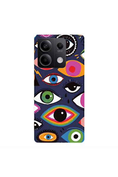 Other Xiaomi Redmi Note 13 5G Colorful eyes Dark blue Colored Silicone TPU Θήκη