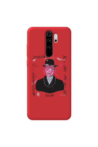 Other Xiaomi Redmi Note 8 Pro Awes Red Colored Silicone TPU Θήκη
